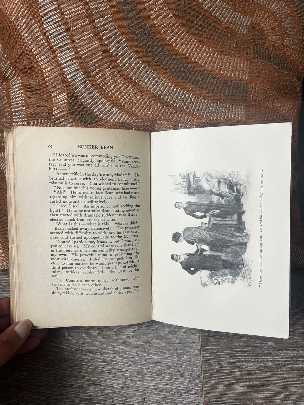 Bunker Bean by Harry Leon Wilson - Green and Tan Clothbound Book 1913